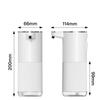 HQ Automatic Soap Dispenser bathroom accessories Automatic Liquid soap dispenser 360ML TYPE-C White 4 Level Foam Soap Dispenser