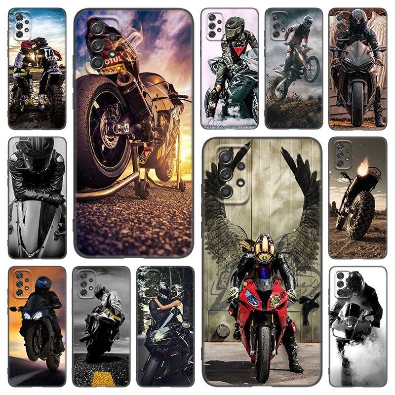 

Чехол для телефона Moto Cross Motorcycle Sports для Samsung A21 A30 A50 A52 S A13 A22 A23 A32 A33 A53 A73 5G A12 A31 A51 A70 A71 A72