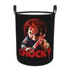 Chucky Killer Horror Halloween Laundry Basket Foldable Large Clothing Storage Bin Child's Play Movie Baby Hamper