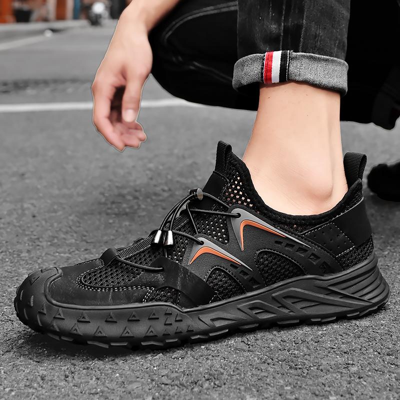 Chaussures Respirantes pour Hommes Tendance Chaussures Décontractées Confortables Chaussures d'Extérieur pour Hommes Baskets Mocassins Chaussures Plates pour Hommes