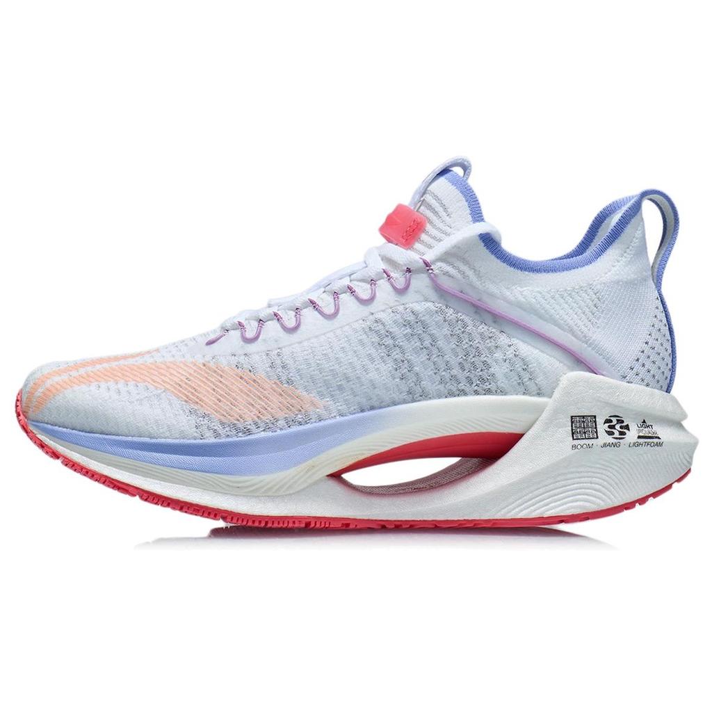 Li Ning Shadow Essential Laufschuhe Damen Low Top Weiß Blau ARHR126-3