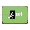Exit Sign Solution Door Metal Sign Club Plaques Wall Decor Printed Pub Tin Sign Poster