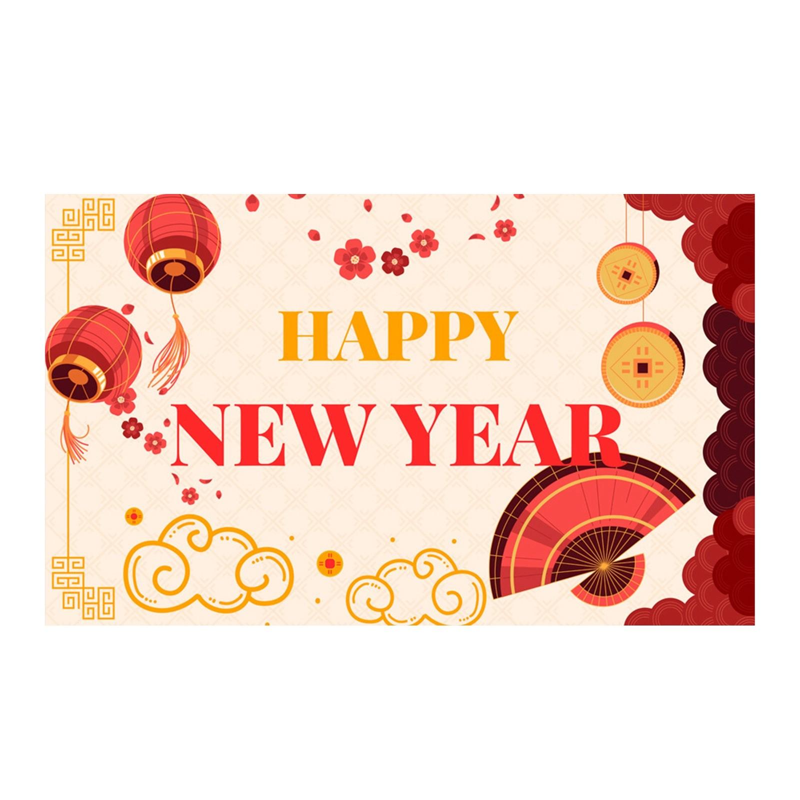 

Новогодний праздник вечеринка фон ткань флаг подвесное украшение One Size