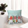 Christmas Gnome Cartoon Personalized Picture Text Home Decorative Pillows Household Gifts 45x45cm