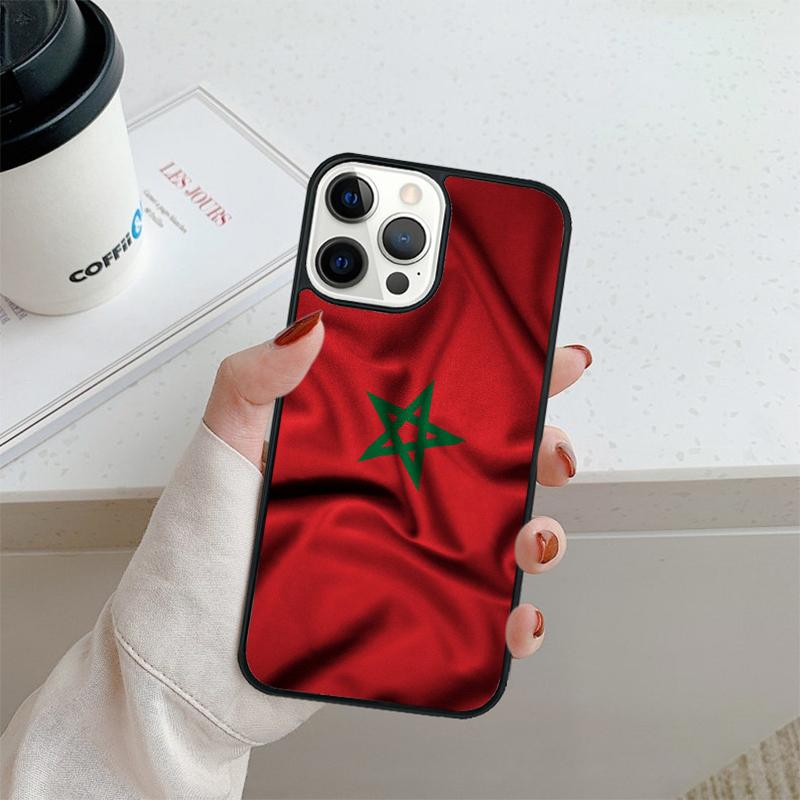 Morocco Maroc Moroccan Flag Phone Case For iPhone 17 Air 16 pro max 15 14 plus 12 13 Shell Cover coque