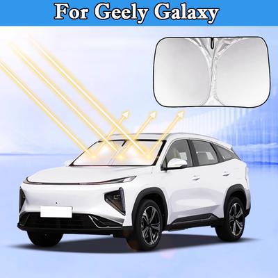 For Geely Galaxy L6 L7 E8 Car Windshield Sunshade Cover Foldable Front Window Sun Visor Blocks UV Refletive Protective Cover