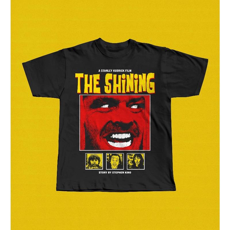 Shining Pattern Tshirt Jack Torrance Stephen King Horror Movie Tshirt Summer New Casual Fashion Unisex Tshirt S