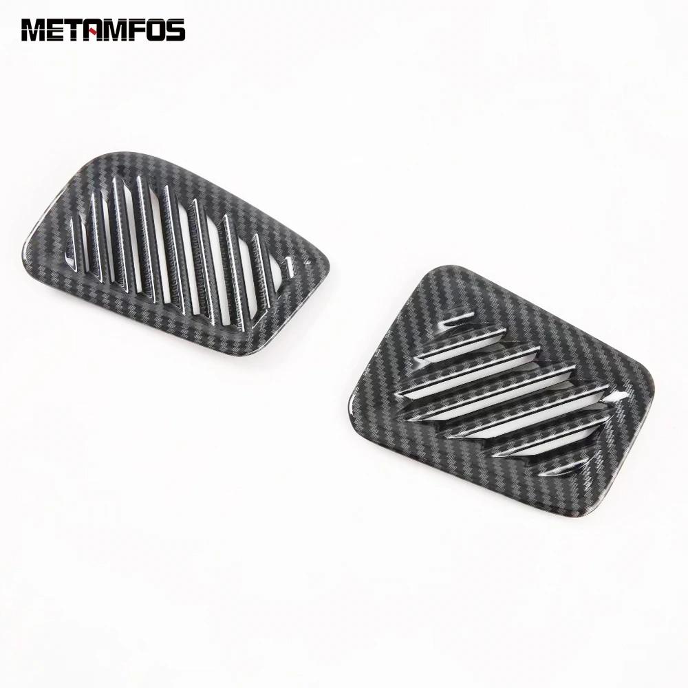 

For Toyota Highlander Kluger XU70 -2024 2025 Carbon Fiber Front Air Condition Vent Outlet Cover Trim Accessories Car Styling Carbon Fiber Plastic