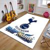 T-Tottenham Hotspur Design Area Rug Personalized Name- Non-Slip, Soft & Cozy Floor Mat for Living Room, Office - Indoor/Outdoor Carpet