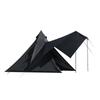 ZISIZ Outdoor Double-Layer Pyramid Camping Tent