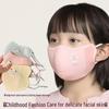 3D Cartoon Girls' Mask: Windproof, Warm, and Breathable for Autumn/Winter