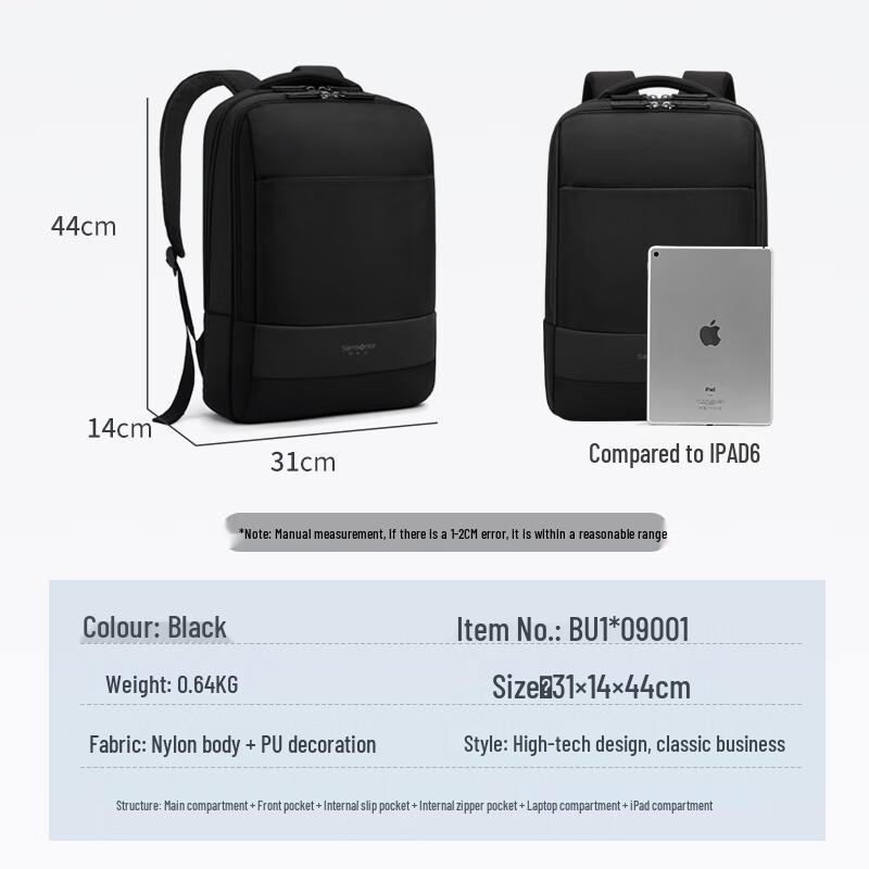 Samsonite Business Commuter Laptop Backpack 16-inch