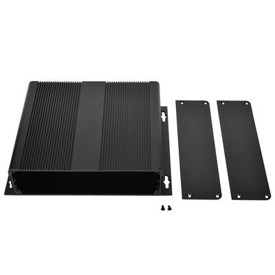 Obudowa elektroniczna ze stopu aluminium, skrzynka projektowa, obudowa ochronna płytki drukowanej 48 x 204 x 160mm