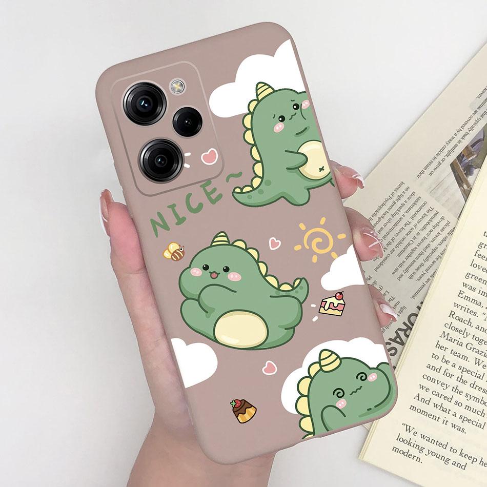 Cell Phone Case For Xiaomi Poco X5 Pro 5G Trendy Pattern Silicone Protective Matte Cover For PocoX5 X 5 X5Pro Capa Funda Bumper