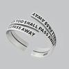 Yizizai Vintage Mutil-Layer Letter Thai Silver Color Rings Personality Adjustable Opening Ring For Women Party Gift