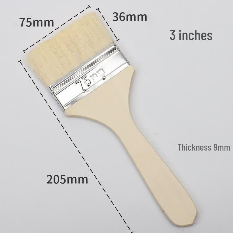 Long Handle Wool Paint Brush