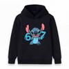 Kids Boys Girls Cute 67 Number Blue Alien Cartoon Print Pullover Hoodie Soft Casual Long Sleeve Hooded Sweatshirt For Daily Wear And School Activities