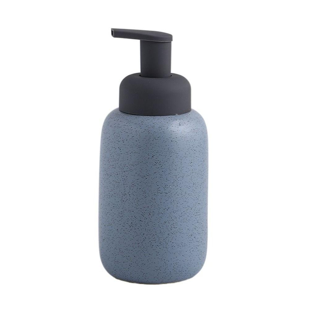 Speckled Matte Foaming Liquid Soap Dispenser Ceramic Foamer Sparkling Bottle  Hotel