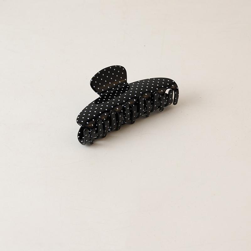 1Pcs Retro Trendy Hair Clips for Women Girls Hair Accessories New Large Wave Point Hair Claw Eco Friendly Acetate Claw Clips