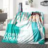 1pc Oikawa Tooru1 Blanket, Gift, for Men and Women, Soft Blanket, Good for Sofa Bed Couch Travel, Lightweight Flannel Blanket