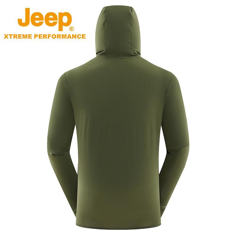 Jeep Men's Sun Protection Ice Silk Fishing & Outdoor Jacket