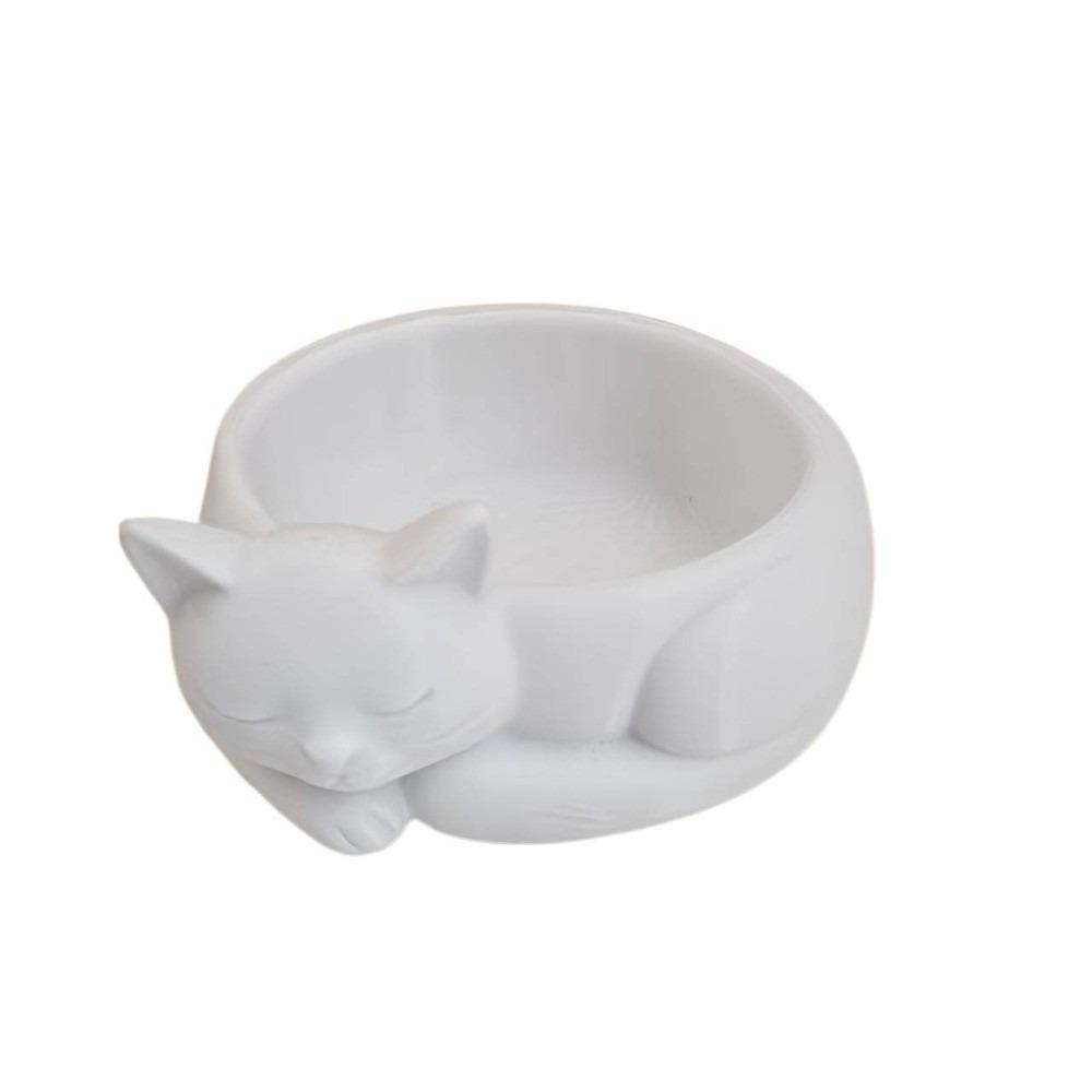 Cat Shaped Storage Tray 3D Printed Storage Holder Container Desktop Ornament  Table