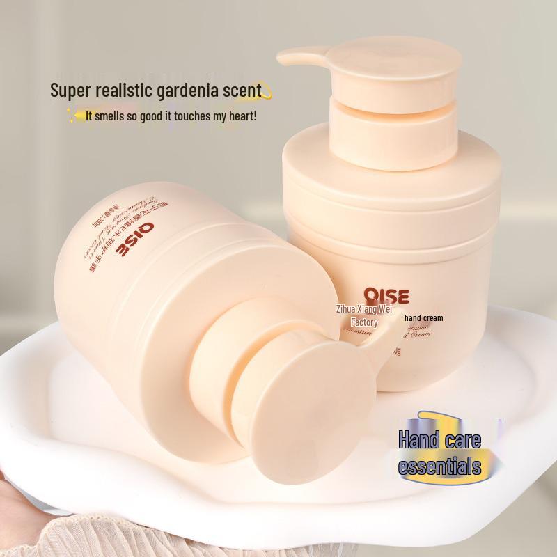 Gardenia Scented Moisturizing Hand & Foot Cream - Large Bottle, Non-Sticky, Anti-Cracking Formula