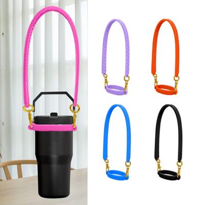 Water Bottle Handle Silicone Water Bottle Handle Strap for 12-40 Oz Bottles