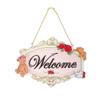 European-style creative welcome sign wall decoration wall welcome tag shop welcome pendant resin home decorations