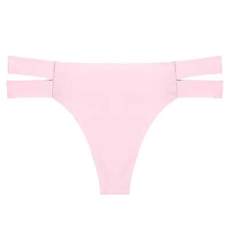 Seamless Female Thongs Sexy Women's Panties Silk Satin Underwear G-Strings Low-Rise Invisible Underpants T-Back