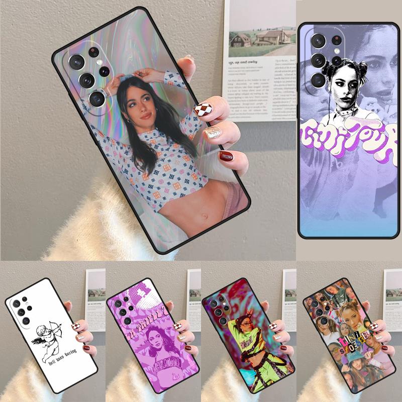 Tini Stoessel Phone Case Cover For Samsung Galaxy S24 S25 Ultra S21 S22 Ultra S10E Note 10 Plus Note 20 FE S23