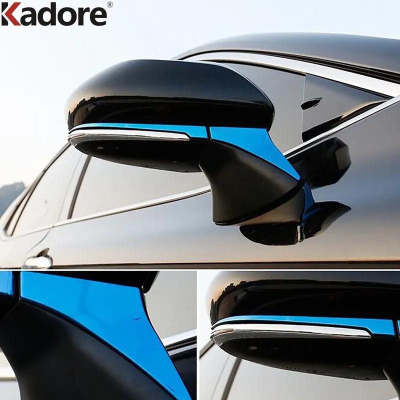 Rearview Mirror Cover Trim For Toyota Camry 70 2018-   2024 2025 Chrome Car Side Mirrors Molding Strip Accessories