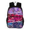 Kpop Demon Hunters Printed Oxford Backpack With Breathable Design For School Students