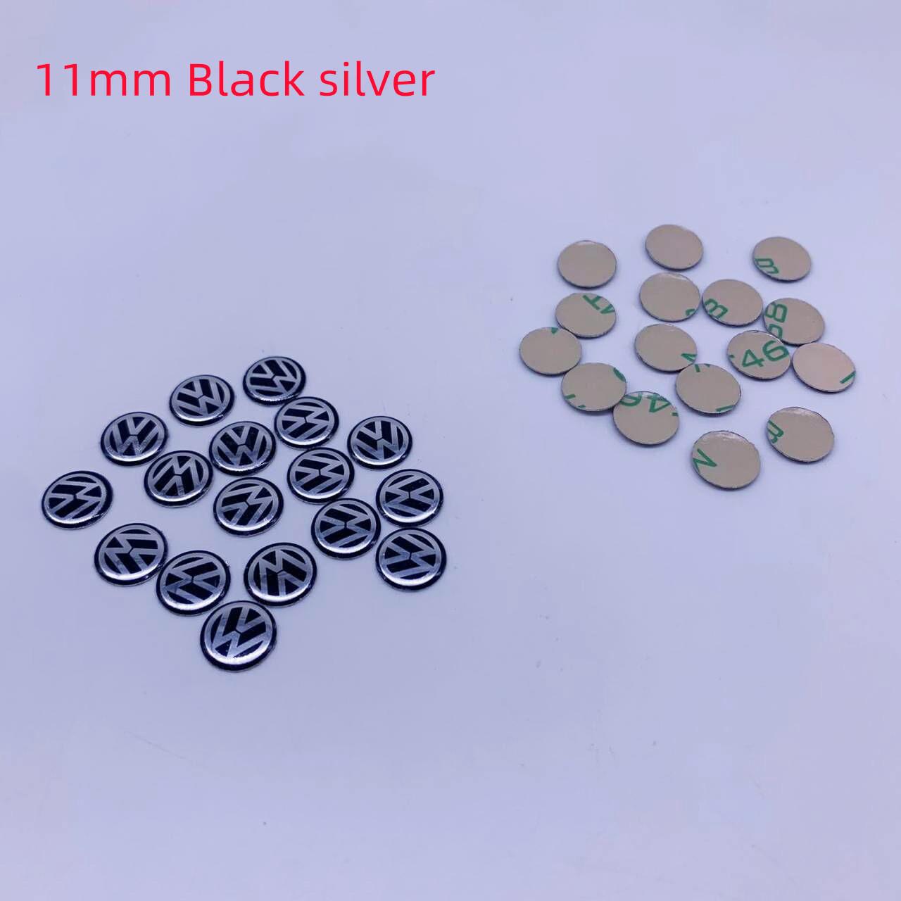 

For VOLKSWAGEN VW 100pcs 11mm 14mm For Volkswagen GTI Rline R Polo Golf Passat Magotan Tiguan Jetta Car Key Stickers Auto Contro 100pcs