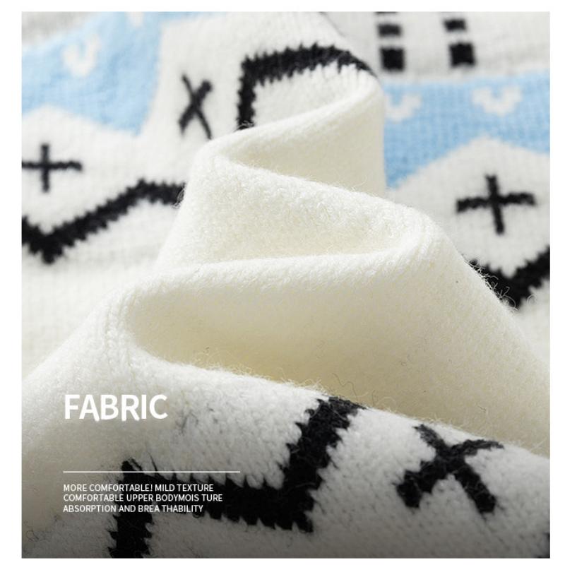 Spring Autumn Knitted Round Neck Pullover Sweater for Men Casual Pullover Sweater Mens Hip-hop Street Clothing Men Pullover Shirt