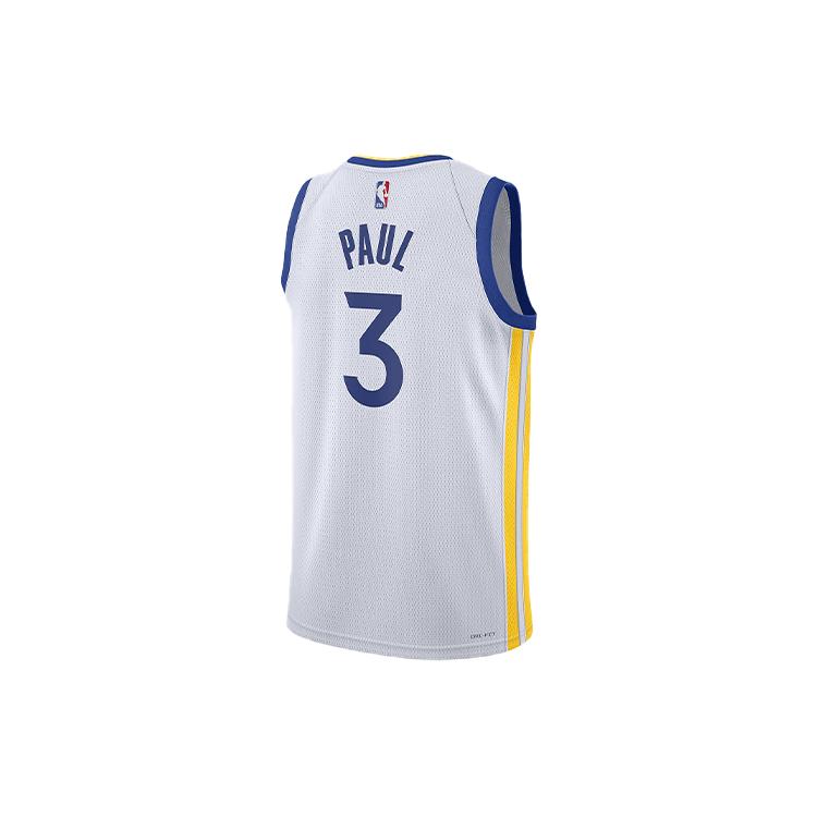 Nike Dri Fit NBA Jersey Association Edition Basketball Jersey 22 23 Season, Golden State Warriors Unisex White DN2077-106