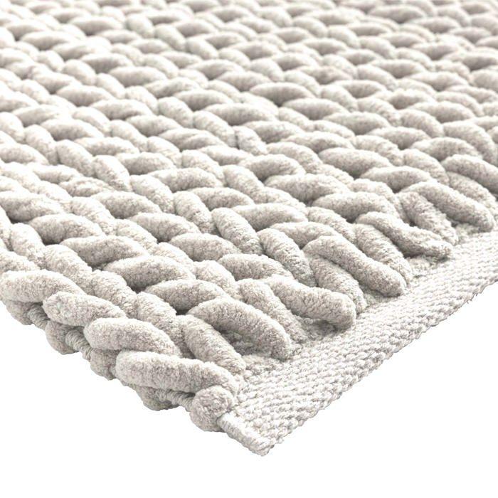 Tapis de bain - EDEN - Arielle - Chenille - 50 x 80 cm - Beige