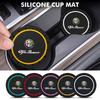 2026 Hot Alfa Romeo Car Logo Non Slip Water Cup Pad Auto Coasters Interior Anti-skid Mat Holders For Alfa Romeo 159 Giulietta Gi