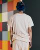 THEMUSEUMVISITOR Same Room Applique T-Shirt (Cream)