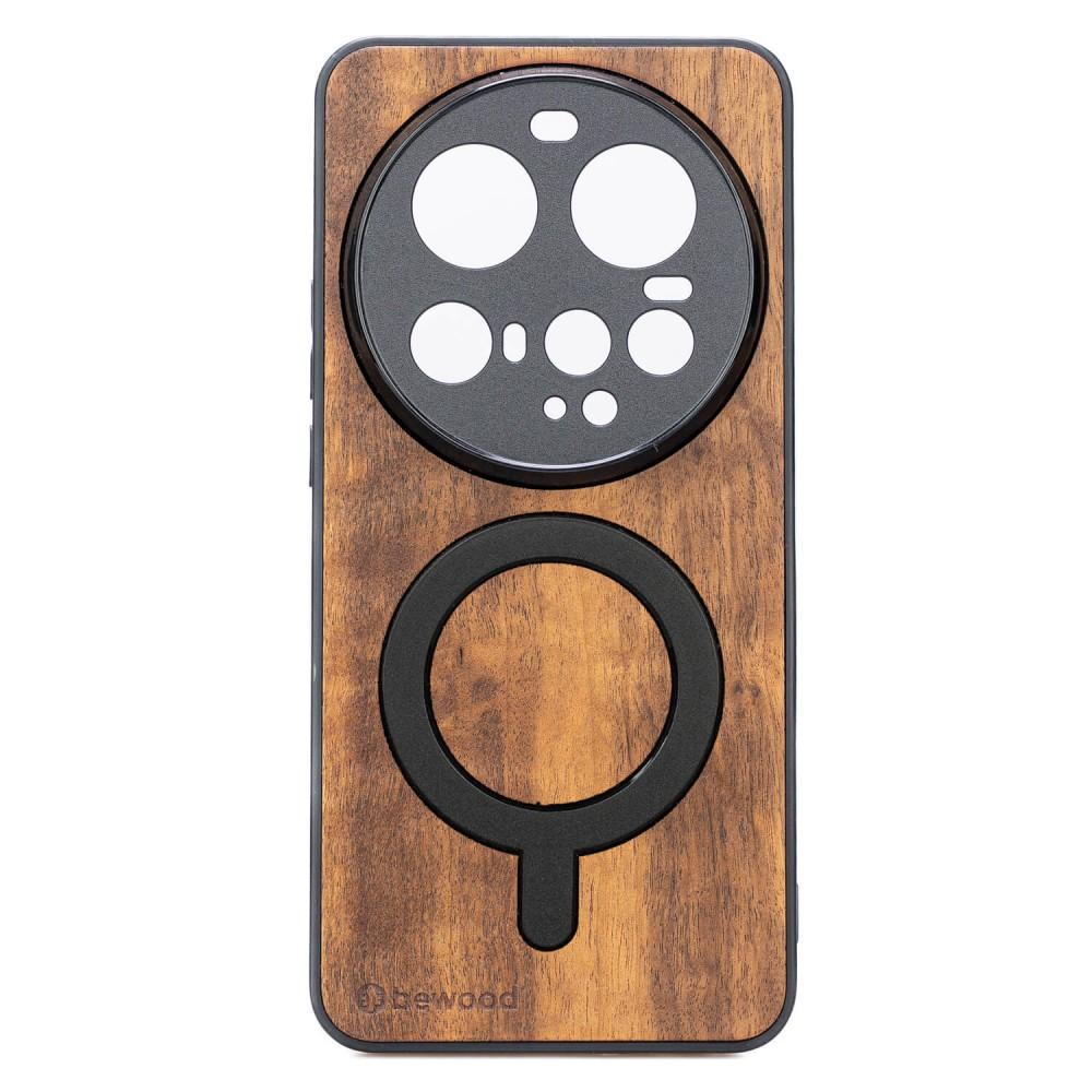 Bewood wooden case for Xiaomi 15 Ultra imbuia with MagSafe
