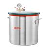 56.8 L Vacuum Chamber, Aluminum Alloy, Vacuum Degassing Chamber with Tempered Glass Lid, Hose, Air Filter, for Resin Casting, Stabilizing Wood,