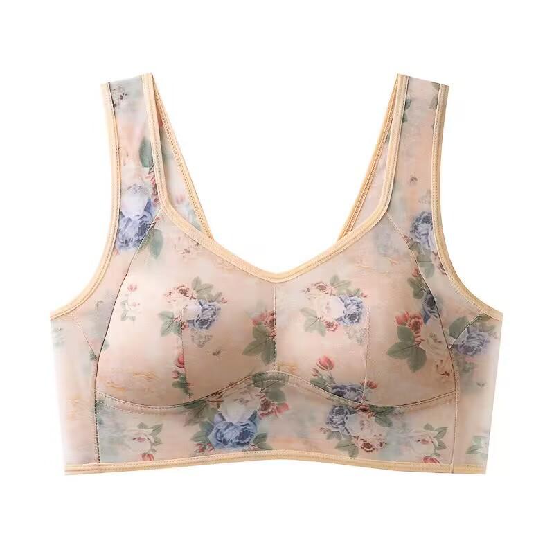 Women's Seamless Wire-Free Tank Top Bra - Breathable, Anti-Slip, Anti-Shift, Plus Size, Comfortable, Mom Style