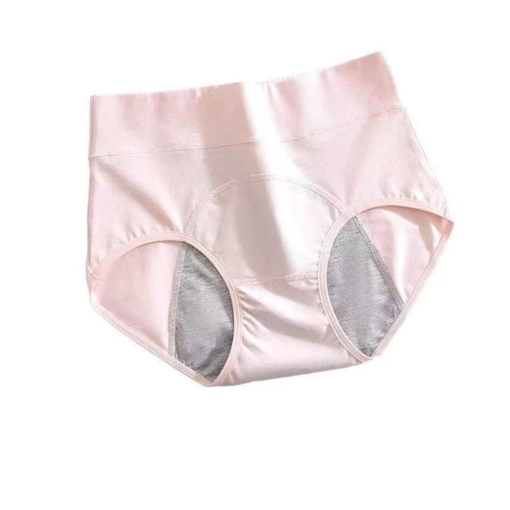 Leak Proof Menstrual Briefs High Waist Physiological Underwear Simple Period Pants  Women