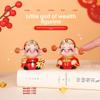 Feng Shui Wealth God Resin Statue With Lucky Symbols For Office Decor And Gift Giving