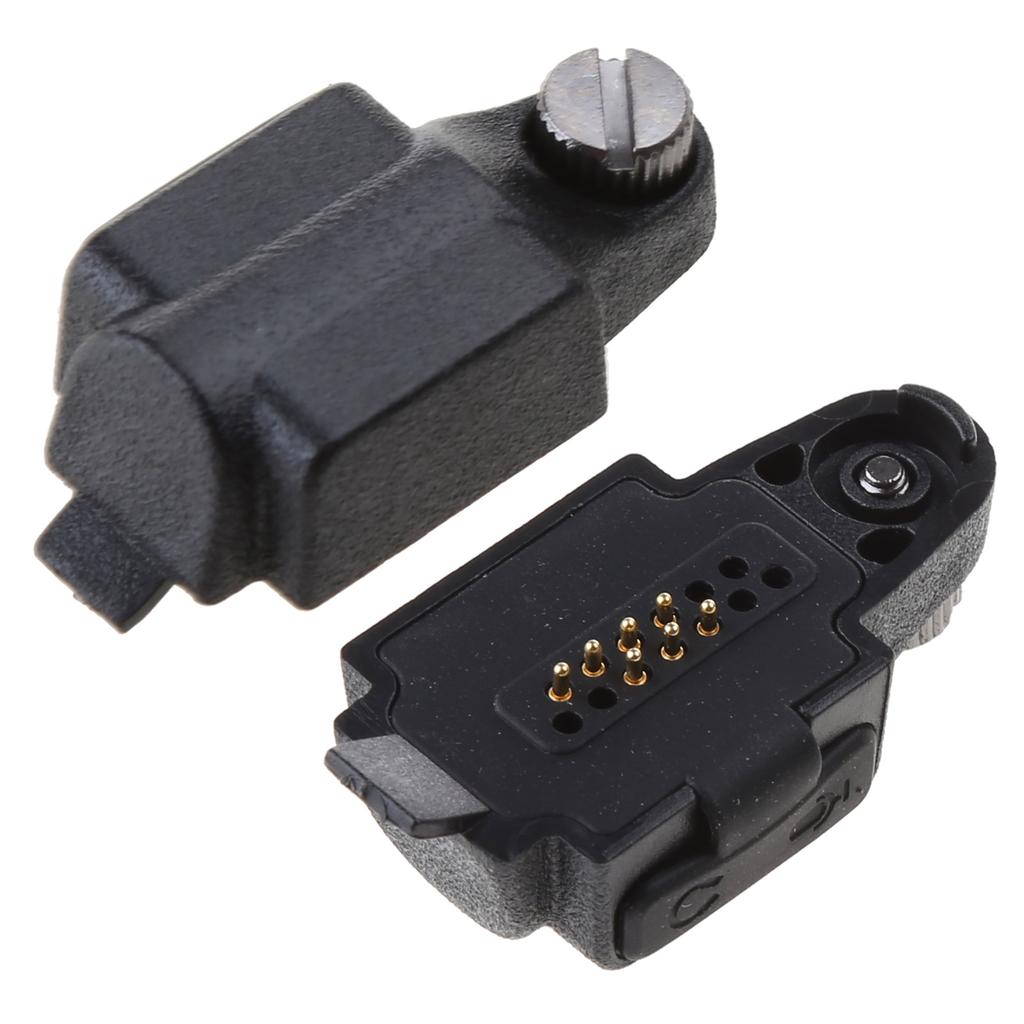 Audio Adapter for Motorola GP328Plus Radios RT29 RT48 RT82 Ailunce HD1 Earpieces & Mics with 2 Pin Plug