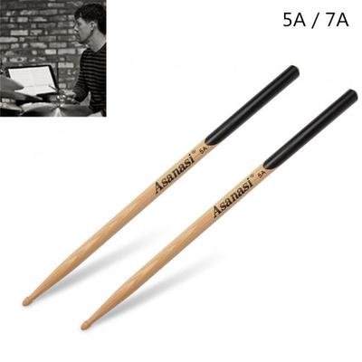 1 Pair Walnut Wood Drum Sticks 5A 7A Music Band Jazz Drum Sticks Professional Instrument