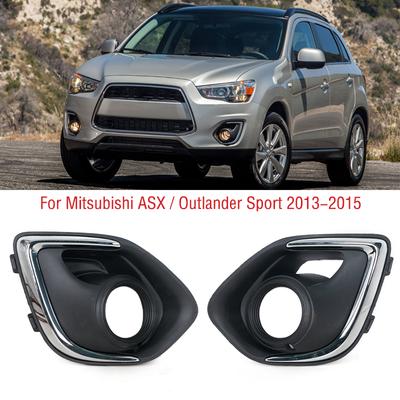 2ks pre Mitsubishi ASX / Outlander Sport 2013 2014 2015 Auto Predný nárazník Hmlové svetlo Kryt Ozdobný rámček Kryt kapoty