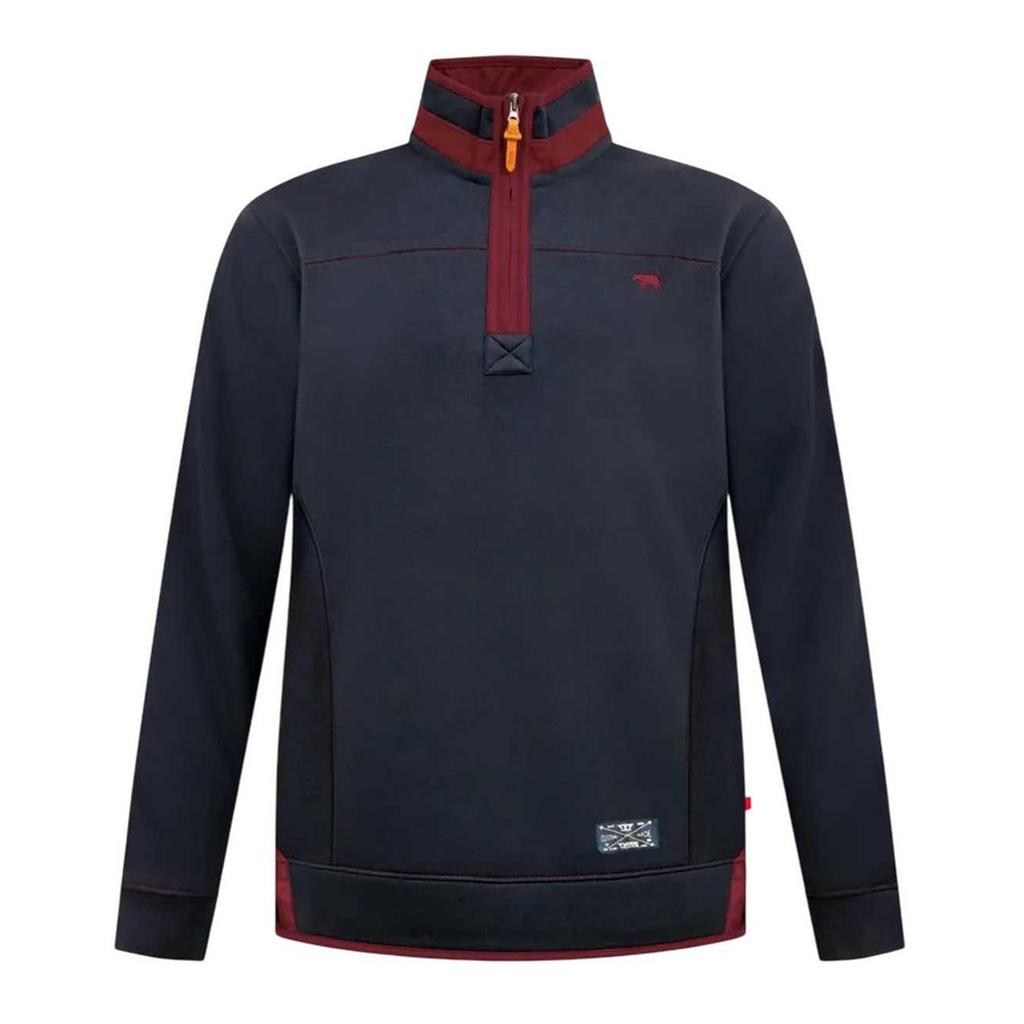 Duke Mens D555 Leicester Quarter Zip Kingsize Fleece Top