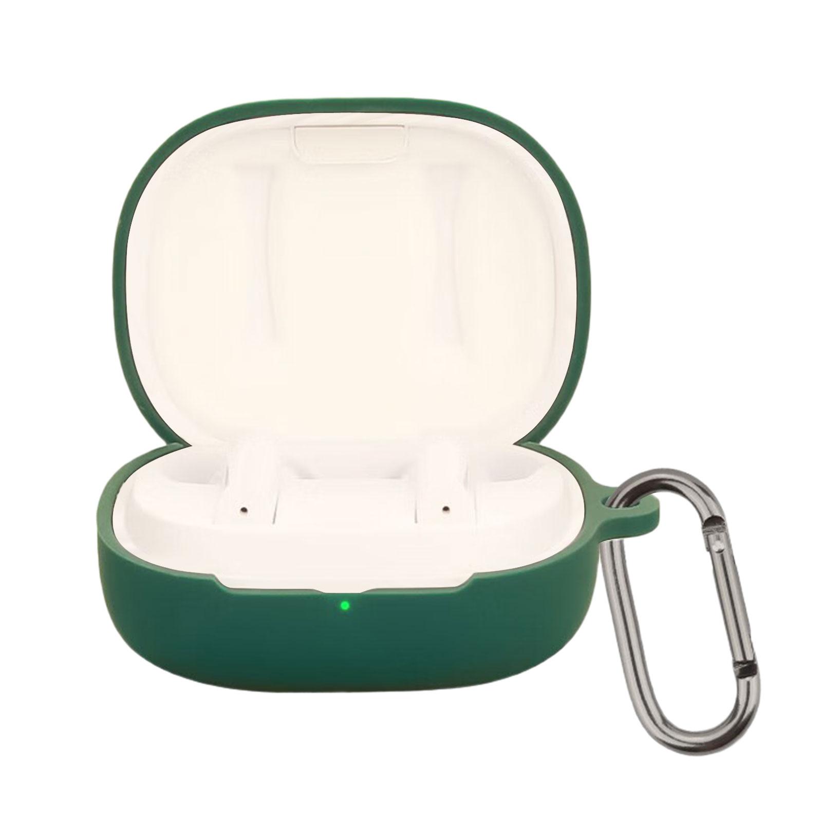 Flexible Skin Silicone Protective Case Housing For AH-C840NCW Earbud Shockproof Cover Scratch Resistant Sleeve Daily Use 1 темно-зеленого