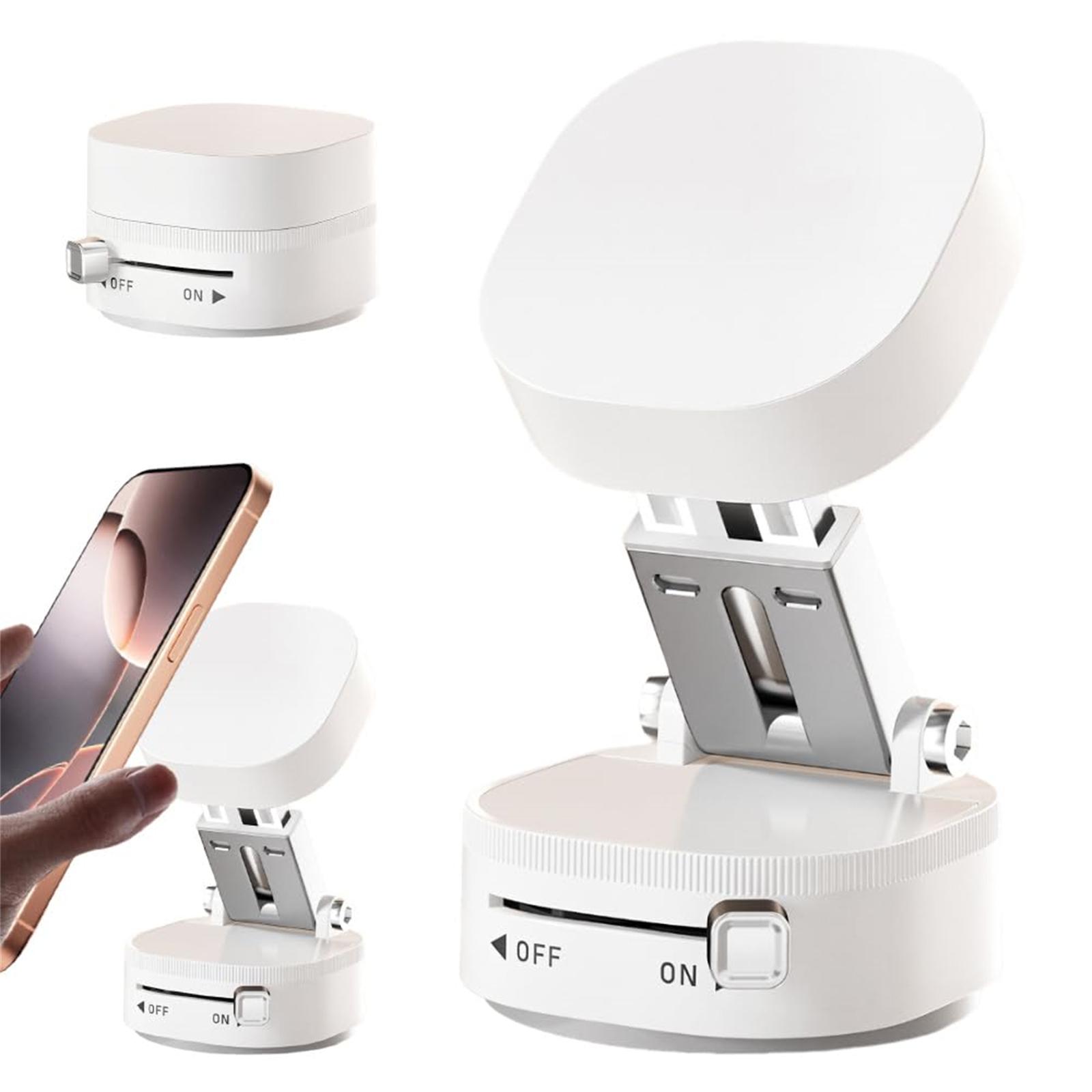 

5 мл Улучшенный Магнитный Вакуумный Держатель для Телефона, Регулируемый на 360° Держатель для Телефона на Присоске для Окна Автомобиля, Держатель для Мобильного Телефона для Автомобилей, Спортзалов, Зеркал One Size белый